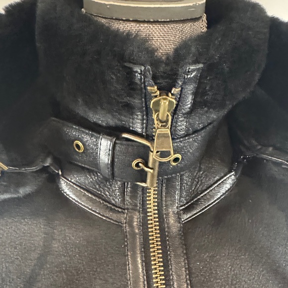 OVERLAND Woman’s SHEEPSKIN Jane Bomber Jacket - Picture 13 of 16